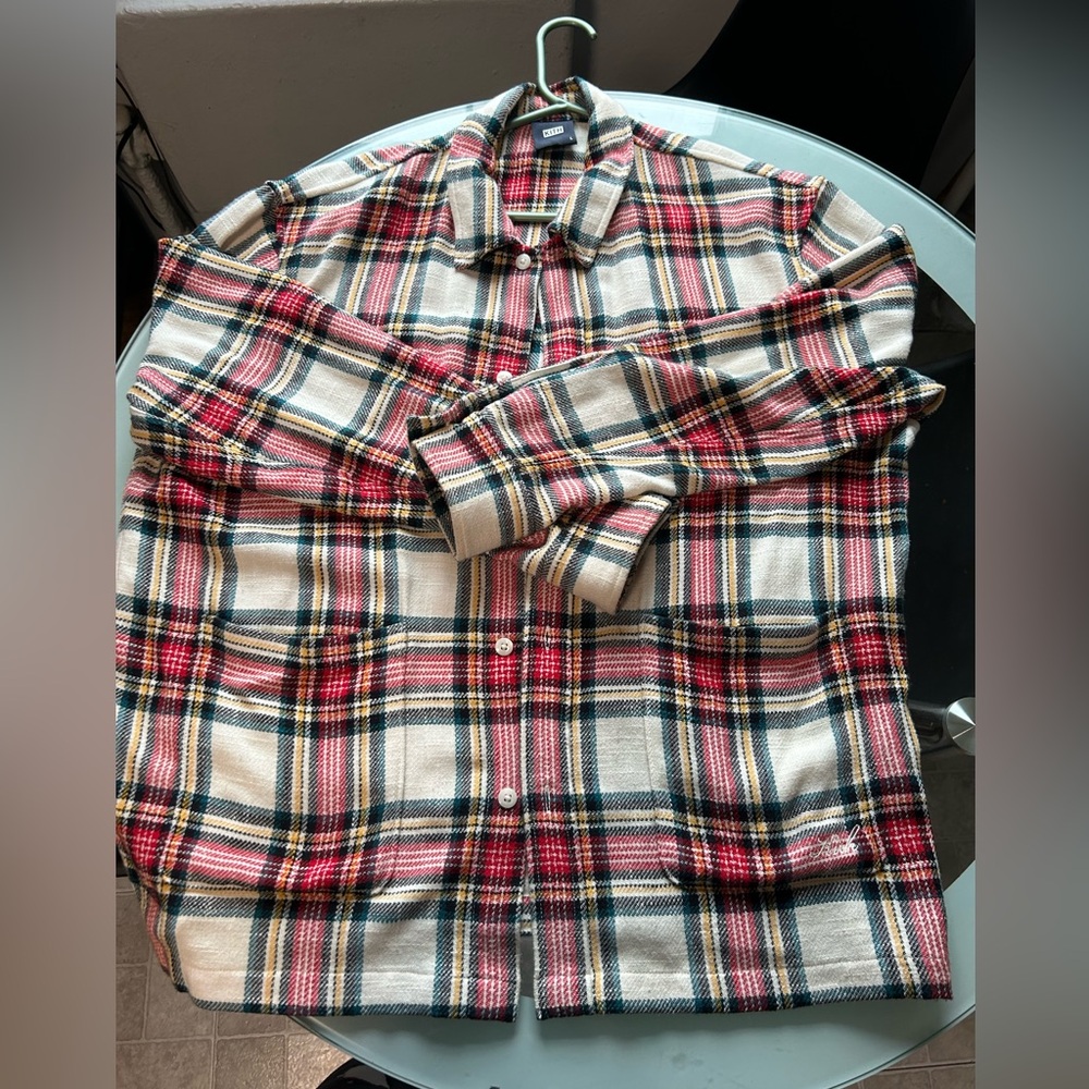 Nice kith color blocked flannel
